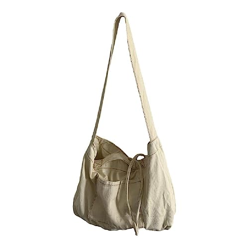 Lässige Kuriertasche, Segeltuch, vielseitige Tragetasche, Einkaufstasche, Umhängetasche, Damen, Mädchen, Reisetasche, große Kapazität, koreanischer Stil von BCIOUS