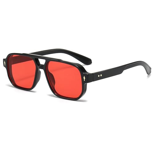 Sonnenbrille für Strandausflüge, modische Sonnenbrille, Erwachsene, Camping, Karneval, Nachtclub, Reisen, rechteckiger Rahmen, Sonnenbrille, Erwachsenen-Sonnenbrille, lustige Sonnenbrille für von BCIOUS