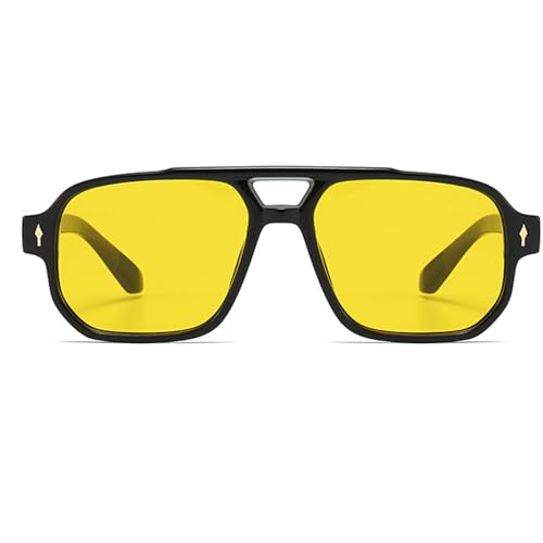 Sonnenbrille für Strandausflüge, modische Sonnenbrille, Erwachsene, Camping, Karneval, Nachtclub, Reisen, rechteckiger Rahmen, Sonnenbrille, Erwachsenen-Sonnenbrille, lustige Sonnenbrille für von BCIOUS