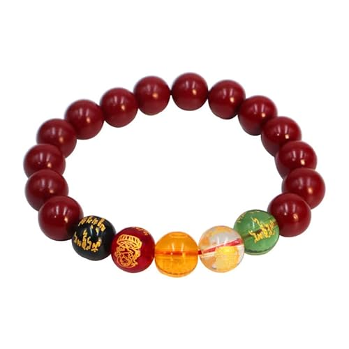BCJMKDX Armbänder. Five Roads God of Wealth trägt Perlen, die for Reichtum for das Jahr der Saiten for Männer und Frauen einladen von BCJMKDX