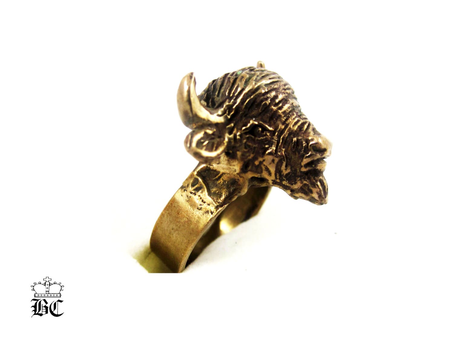 Büffel Statement Ring. Tier-Ring. Stapelbar. Geschenk Für Naturliebhaber Büffel Statement Ring. Tier-Ring. Stapelbar. Geschenk Für Naturliebhaber von BCJewelryNYC