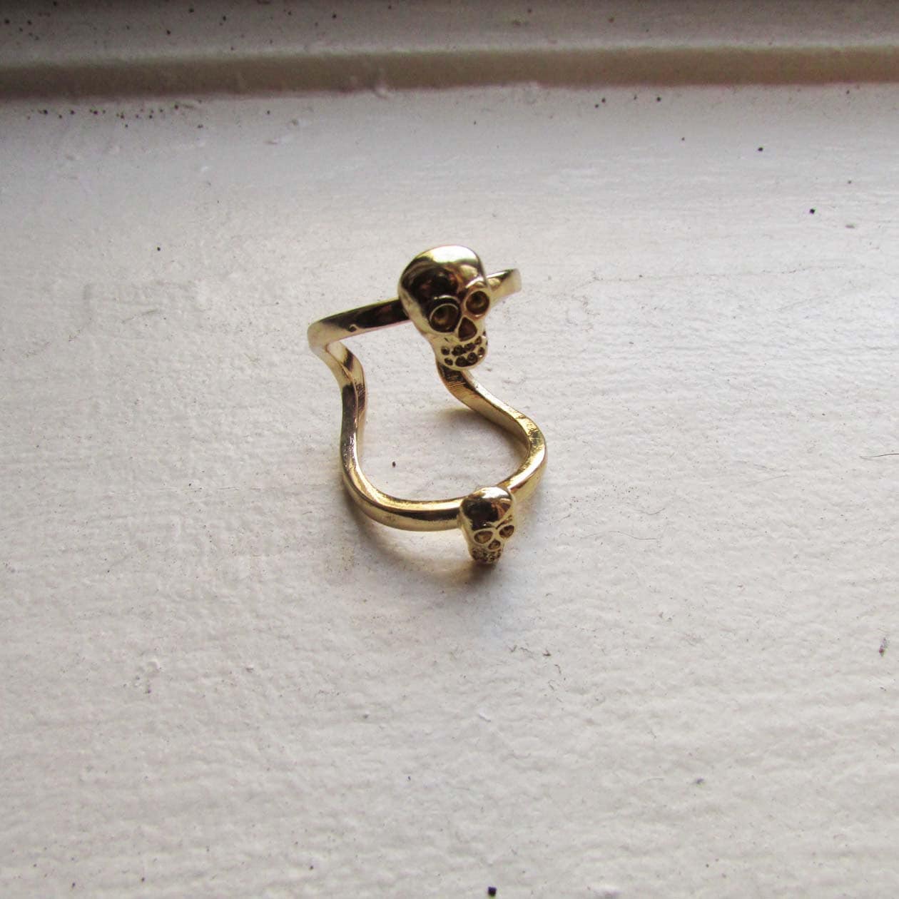 Totenkopf Ring. Halloween Schmuck. Statement Schmuck Geschenk Totenkopf Ring. Halloween Schmuck. Statement Schmuck Geschenk von BCJewelryNYC