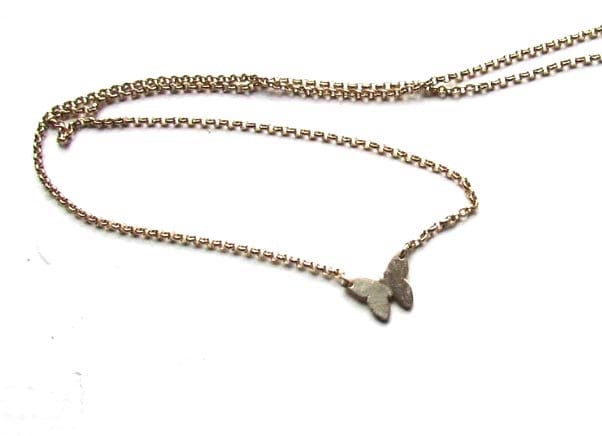 Winziger Schmetterling Halskette Winziger Schmetterling Halskette von BCJewelryNYC