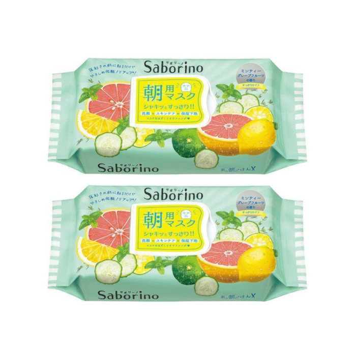 BCL - Saborino Morning Mask - Grapefruit - 32pc (2ea) Set von BCL