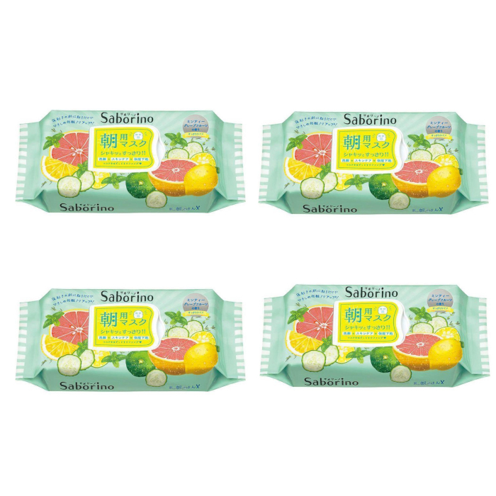 BCL - Saborino Morning Mask - Grapefruit - 32pc (4ea) Set von BCL