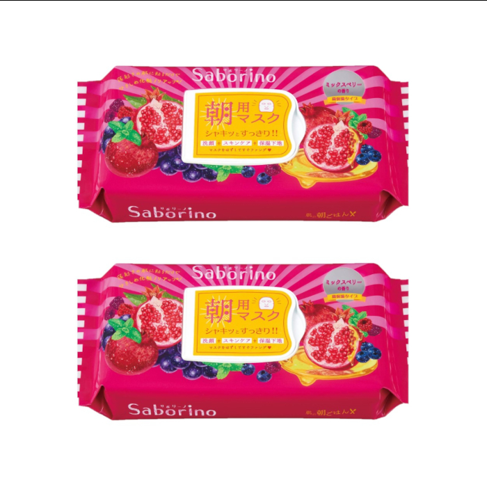 BCL - Saborino Morning Mask - Mixed Berries - 28pc (2ea) Set von BCL
