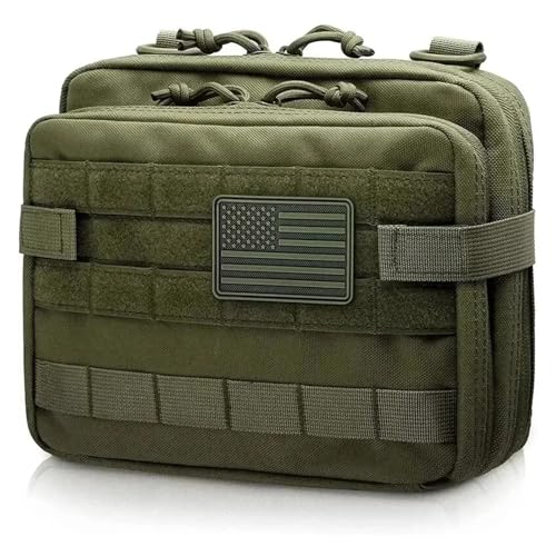 BCMCBV Herren Turnbeutel Outdoor Reise Funktionelle Werkzeugtasche Gym Reise Sammlung Werkzeugtaschen Doppellagig Praktische Werkzeugaufbewahrungstasche, Schwarz , Einheitsgröße von BCMCBV