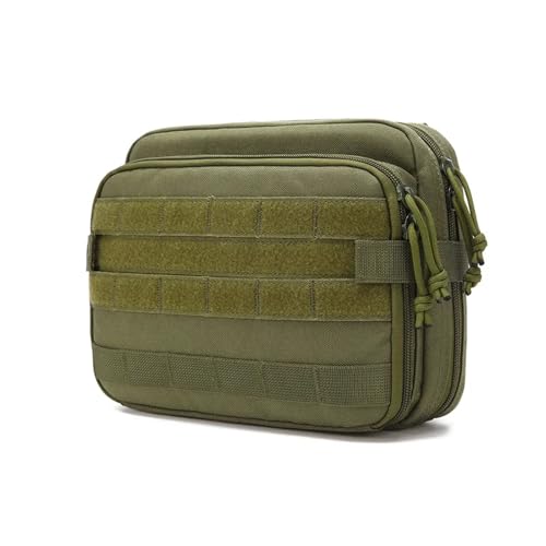 BCMCBV Herren Turnbeutel Outdoor Reise Funktionelle Werkzeugtasche Gym Reise Sammlung Werkzeugtaschen Doppellagig Praktische Werkzeugaufbewahrungstasche, armee-grün, Einheitsgröße von BCMCBV