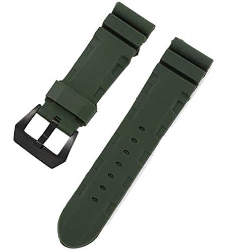 BCMCBV Kautschukarmband für Panerai 441 111, Herrenarmband, wasserdicht, Silikon-Armband, Uhrenzubehör, 22 mm, 24 mm, 22 mm, Achat von BCMCBV