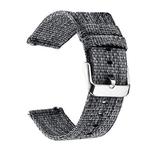 BCMCBV Nylon-Uhrenarmband für Garmin Venu 2 2S Sq Venu2 Plus Damen Herren Armband für Vivoactive 3 4 4S Correa, 18 mm, 20 mm, 22 mm, For Venu 2S, Achat von BCMCBV