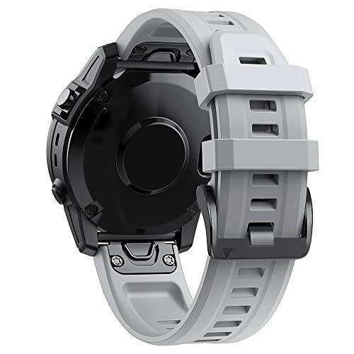 BCMCBV Offizielles Silikon-Uhrenarmband mit Schnellentriegelung, 26, 22, 20 mm, für Garmin Fenix 7, 7X, 6, 6X, 5X, 5, 935, 945, Easyfit-Armbänder, 22mm Fenix EPIX, Achat von BCMCBV