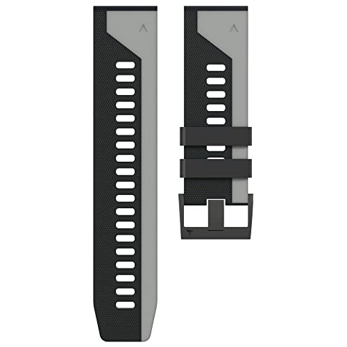 BCMCBV Quickfit-Uhrenarmband für Garmin Fenix 6X 6 Pro 5X 5 Plus D2 935 Enduro Schnellverschluss-Uhrenarmband aus Silikon, 26mm Width, Achat von BCMCBV