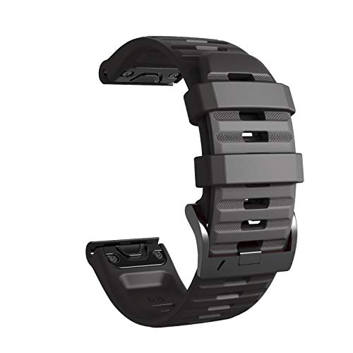 BCMCBV Silikon-Forerunner 945 935 Smartwatch-Armband für Garmin Fenix 7X 7 6 6X Pro 5 5X Plus 3HR Armband, Schnellverschluss, Fenix 5X 5X Plus 3HR, Achat von BCMCBV