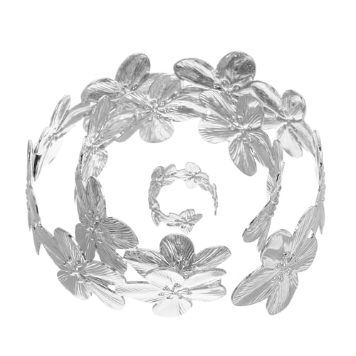 BCOATH 1 Satz Boho Floral Armreifen Set Teiliges Unregelmäßiges Geometrisches Blumenarmband für Damen Stilvolles Schmuckset Langlebigem Material für Alltag und Besondere Anlässe von BCOATH