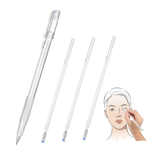 BCOATH Tragbarer Make-up-maker 1 Satz Augenbrauenstift Mit 3 Ersatzminen Tätowierungs-positionierungswerkzeug Zum Formen Der Augenbrauen Weiß von BCOATH