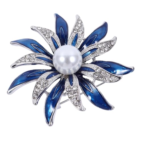 BCOATH 1 Stück Dekoration Brosche für Damen Blumenbrosche Legierung für Kleidung Taschen Hüte und Besondere Anlässe von BCOATH