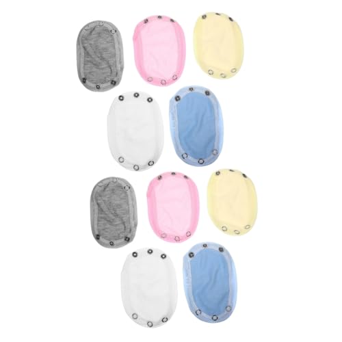 BCOATH 10 Stk Khakifarbener Verlängerungsfilm Strampler Babyparty Overall Verlängern Film Body-extender Mit Druckknopf Universelle Overallverlängerung Extender Rastet Ein Junge Baumwolle von BCOATH