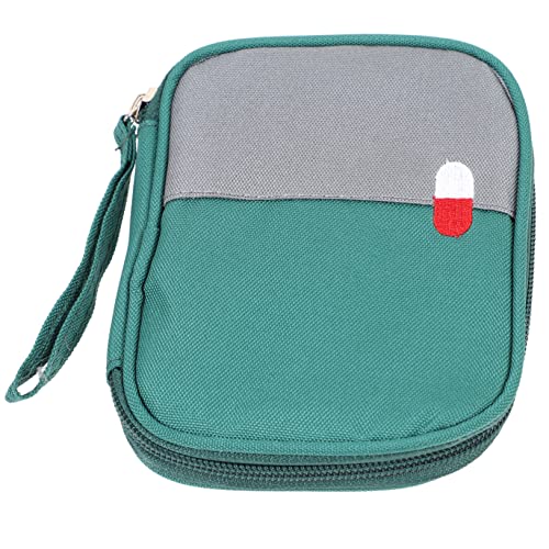 BCOATH 1stück Klein Tragbarer Medizinischer Beutel Notfalltasche Für Schule Reisen Und Zuhause Vielseitig Einsetzbar Für Erste-Hilfe-Materialien Grün Langlebig Und Waschbar von BCOATH