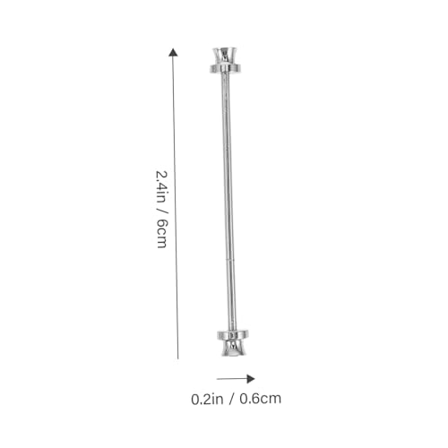 BCOATH 2 Stück Herren Krawattennadeln aus Robustem Legierungsmetall Elegante Kragenpins für Hemden Leichtes Design für Formelle Anlässe und Geschenke Wie Hochzeit Geburtstag Vatertag von BCOATH