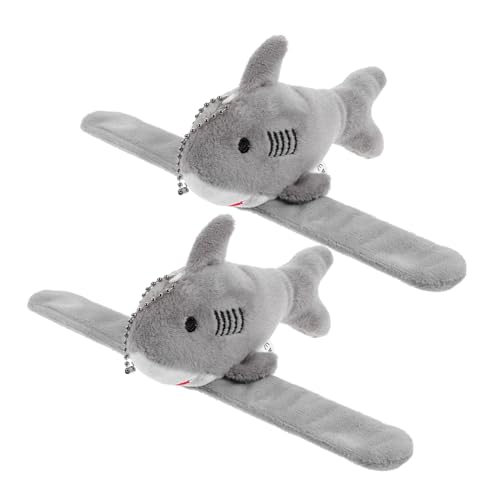 BCOATH 2 Stück Plüsch Slap Band Armband Tiermotiv Weiches Kuschelarmband Partyspielzeug von BCOATH