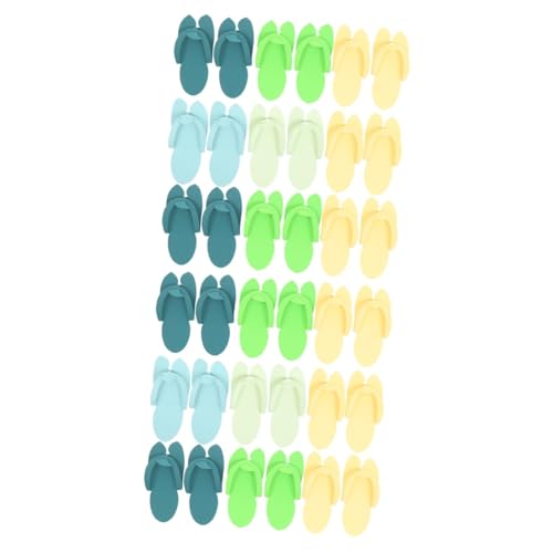 BCOATH 2sets Eva Material Frauen Männer Strand Party Hausschuhe Wiederverwendbar Hotel Gast 12pairs * 2 von BCOATH