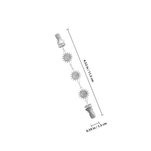 BCOATH 3 Stück Teiliges Vintage Cinch Clip Blüten design Broschen für Damen Cardigan und Pullover Clips Strickjacken Schmucknadel zur Dekoration und Schalbefestigung bei Festlichen von BCOATH