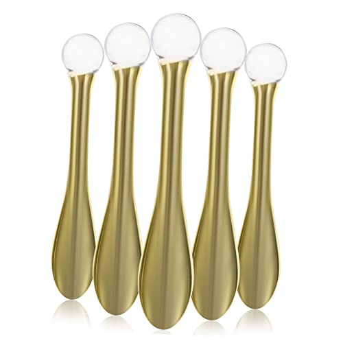 BCOATH 5stücke Augencrememassage Applikator Aus Kompaktes Auge Kleiner Löffel Für Täglichen Gebrauch Professioneller Augencreme-anwendung Für Haushaltsversorgung von BCOATH