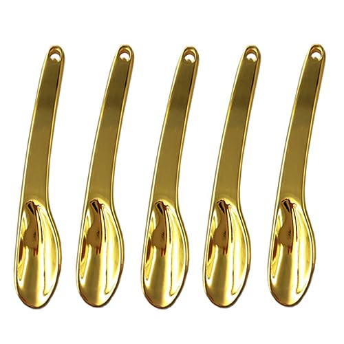 BCOATH 5stücke Teiliges Zinklegierung Makeup Löffel Augencreme Gesichtscreme Und Maskenlöffel Für Effektive Hautpflege Und Kosmetikbehandlungen von BCOATH