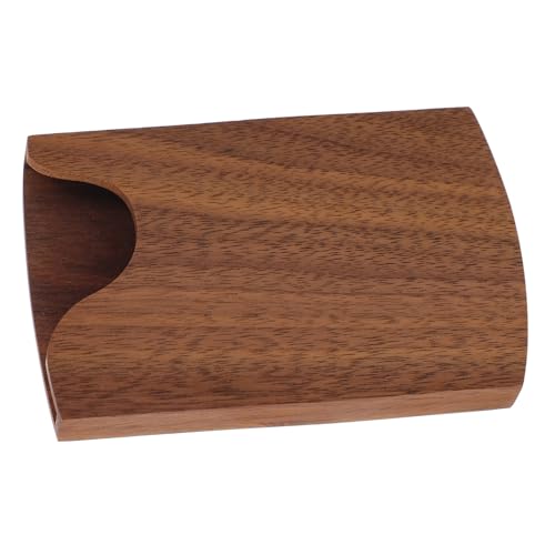 BCOATH Business Card Holder aus Holz Tragbares Leichtes Kartenetui mit Feiner Verarbeitung Kratzfester Oberfläche und Praktischem Design für Büro und Unterwegs von BCOATH
