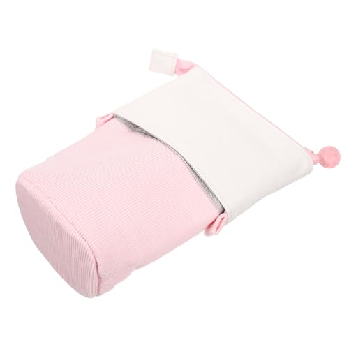 BCOATH Corduroy Federmäppchen Verstellbares Großes Stiftemäppchen mit Flexiblem Stauraum Minimalistisches Schreibwarenetui für Damen und Strapazierfähiges Mäppchen für Schule und Büro von BCOATH