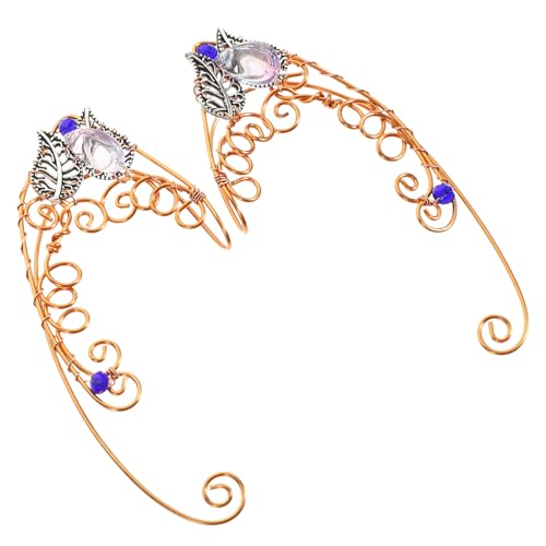 BCOATH Frauen Ohrklipser Ohrklemme Leicht und Elegant Ohrschmuck für Mädchen Party Casual Cosplay Stil Ohrmanschetten Geschenkidee Langlebig Sicher von BCOATH