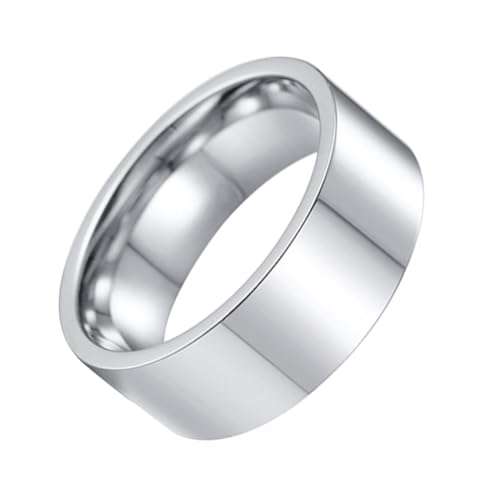 BCOATH Gravurring Unisex Ring für Herren und Damen Diy Lasergravur für Hochzeiten Partys und Verlobungen Robustes Hypoallergenes Material von BCOATH