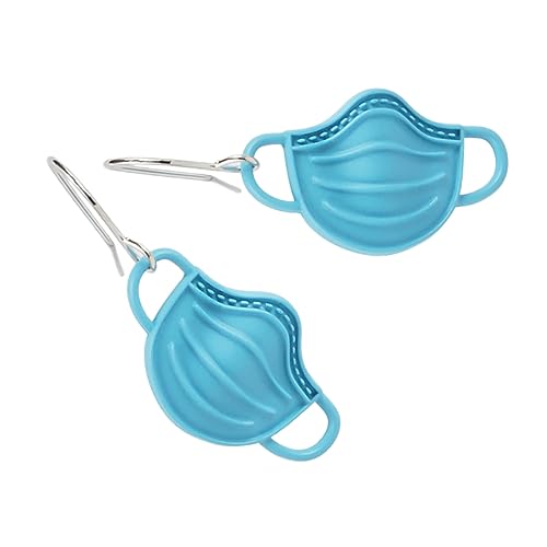 BCOATH Kreative Blaue Masken Ohrringe für Damen Hängende Ohranhänger Einzigartiges Design Leicht und Langlebig Passend für Alltag Party und Hochzeit von BCOATH