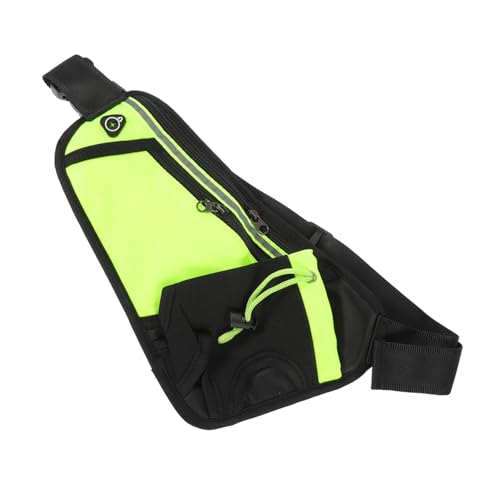 BCOATH Leichte Bauchtasche mit Flaschenhalter Verstellbarer Laufgürtel Hüfttasche für Damen und Herren Wasserabweisend Strapazierfähiges Material Vielseitig für Fitness Wandern Camping von BCOATH