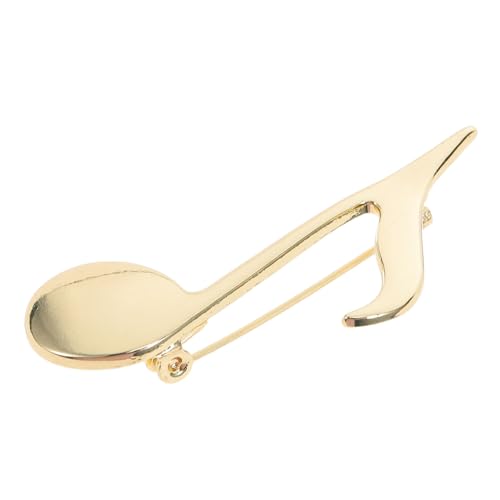 BCOATH Musiknoten Brosche aus Zinklegierung Modisches Anstecknadel Schmuckstück für Kleidung Taschen Hüte Elegantes Accessoire für Damen und Herren Vielseitig Einsetzbar von BCOATH