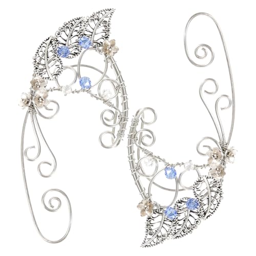 BCOATH Ohrringe Ear Cuff Ohrmanschetten aus Legiertem Rostfrei Bequem für Frauen und Mädchen Geeignet für Halloween Weihnachten Cosplay und Festlichkeiten von BCOATH
