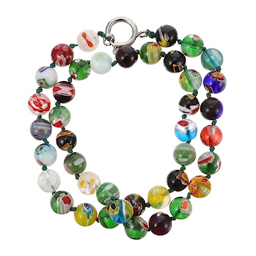 BCOATH Runde Perlen Halskette für Damen Kreativer Modeschmuck Leicht und Angenehm zu Tragen für Partys Dates und Festliche Anlässe Perfektes für Familie und Freunde von BCOATH