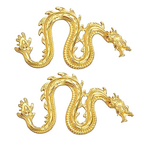 BCOATH Stylische Drachen Ohrstecker Extravaganter Schmuck für Frauen Goldene Ohrringe als Modisches Accessoire für Besondere Anlässe Wie Geburtstage Hochzeiten oder Feiertage von BCOATH