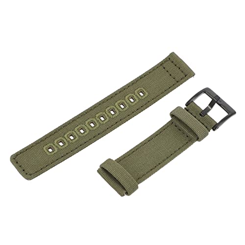 BCOATH Uhrenarmband Canvas mit Schnellverschluss Sportliches Atmungsaktives Armband Militärgrün für Smartwatches von und für Herren und Damen für Freizeit und Sport BCOATH Uhrenarmband Canvas mit Schnellverschluss Sportliches Atmungsaktives Armband Militärgrün für Smartwatches von und für Herren und Damen für Freizeit und Sport von BCOATH