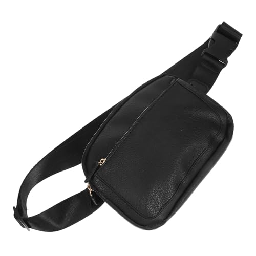 BCOATH Verstellbare PU Damen Hüfttasche mit Robusten Metallakzenten Multifunktionale Bauchtasche mit Verstellbarem Tragegurt Stilvolle Crossbody und Taillentasche für Reisen Shopping und von BCOATH