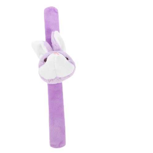 BCOATH Armband Kinder Üsch Hase Slap Armband Tiermotiv Schnapparmband Für Kindergeburtstag Partydekoration Und Weiches Material Perfektes Kuscheltier Für Kleine Plüschtier von BCOATH