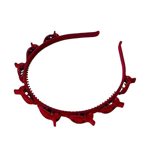 Haarnadel-Stirnband mit Pony, professionelle Pony-Clips mit 8 kleinen Clips, modisches Haar-Accessoire für Damen und Mädchen, perfekt passend von BCSRVCE