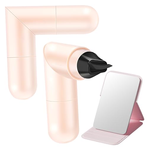 2 Eyeliner Stempel, Eyeliner Wasserfest, mit 1 Taschenspiegel Klein, Zwei Stile zur Auswahl, Wasserfest und Schweißfest, Verwischt Nicht Leicht, Schnelles Make-Up (Schwarz + Braun) von BCYSNR