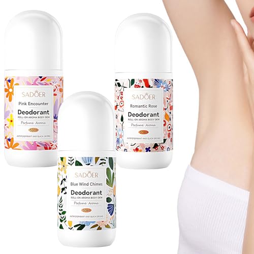 3 Stück Deo für Kinder Körperdeodorant Kinder Natürliches Deodorant Roll-on-Deodorant für Kinder Schützt die Haut Und Riecht Frisch und Angenehm Frischer und Angenehmer von BCYSNR