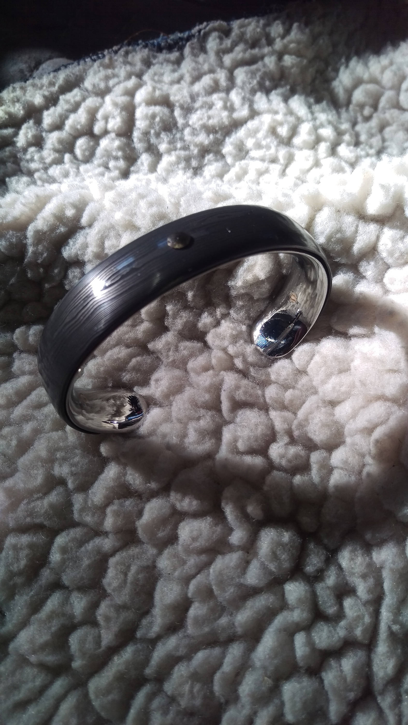 Benutzerdefinierte Damaskus/Edelstahl Armband Benutzerdefinierte Damaskus/Edelstahl Armband von BCknivesandironworks