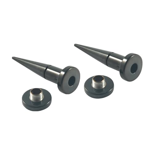 BCughia 2 Stück Edelstahl Piercing Tunnel 8mm Ohr Plug Männer Zylinder mit Schraubverschluss Tunnel Ohrringe Set, Schwarz BCughia 2 Stück Edelstahl Piercing Tunnel 8mm Ohr Plug Männer Zylinder mit Schraubverschluss Tunnel Ohrringe Set, Schwarz von BCughia