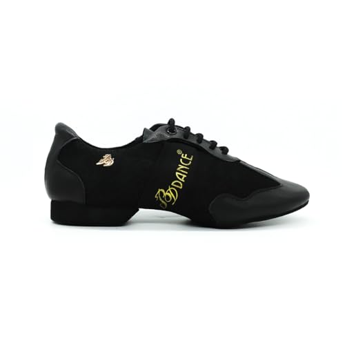 BD Dance Handgefertigte professionelle Herren-Sport-Tanzschuhe, Netzstoff, Turnschuhe, Tanzleistung, Praxis, Lateinschuhe #DL1, Schwarz, 44.5 EU BD Dance Handgefertigte professionelle Herren-Sport-Tanzschuhe, Netzstoff, Turnschuhe, Tanzleistung, Praxis, Lateinschuhe #DL1, Schwarz, 44.5 EU von BD Dance