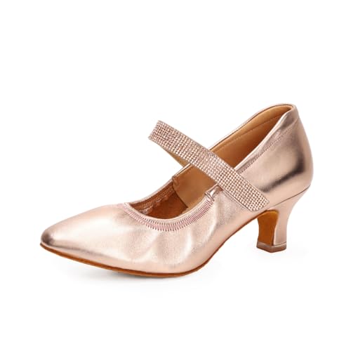 BD Dance Professionelle Damen Ballsaal Latein Modern Tanzschuhe Performance Mary Jane Sandalen Charakter Schuhe zum Tanzen #1327, Roségold, 37 EU BD Dance Professionelle Damen Ballsaal Latein Modern Tanzschuhe Performance Mary Jane Sandalen Charakter Schuhe zum Tanzen #1327, Roségold, 37 EU von BD Dance