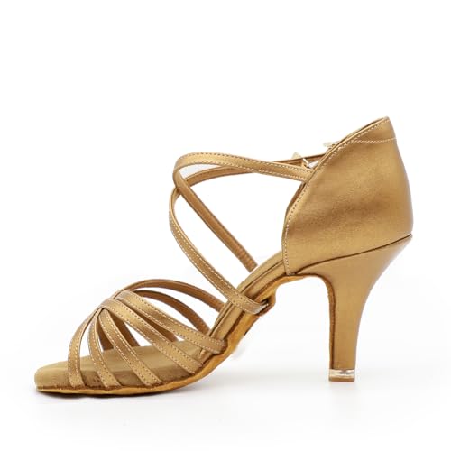 BD Dance Shoes Performance Damen Latein Tanzschuhe Salsa Bachata Praxis Ballsaal Tanzsandalen High Heel #216, Gold, 37 EU BD Dance Shoes Performance Damen Latein Tanzschuhe Salsa Bachata Praxis Ballsaal Tanzsandalen High Heel #216, Gold, 37 EU von BD Dance