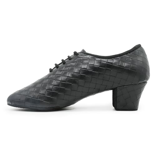 BD Dance Shoes Professionelle Damen-Schuhe für Latein-Tanzschuhe, Praxis, Ballsaal, gewebtes Leder, Oxford-Performance, Anzugschuh #T1-B, Schwarz, 37.5 EU BD Dance Shoes Professionelle Damen-Schuhe für Latein-Tanzschuhe, Praxis, Ballsaal, gewebtes Leder, Oxford-Performance, Anzugschuh #T1-B, Schwarz, 37.5 EU von BD Dance